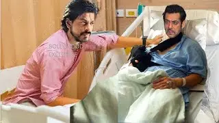 Shahrukh khan Meets Salman Khan in Hospital and Share his Health Condition with Fans