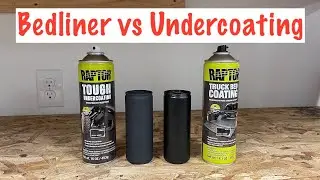 Common Garage - Raptor Bedliner vs Undercoating