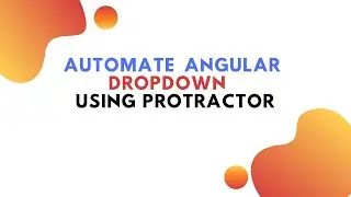 Protractor | How to automate angular material dropdown using Protractor