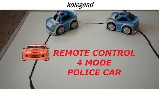 Newest Kolegend Remote Control 4 Mode Police Car For Kids