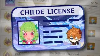 I EARNED MY OFFICIAL CHILDE LICENSE! (4.6 Achievement Namecard) | Genshin Impact