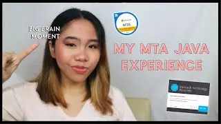 How I Passed the MTA Java Certification Exam (Philippines) | BSCS
