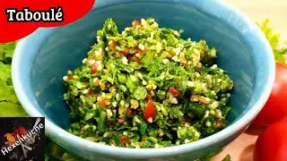 Lebanese parsley salad, healthy and delicious. Tabbouleh - quick and easy to prepare