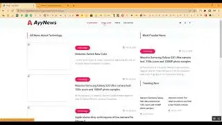 News Portal Management System in PHP