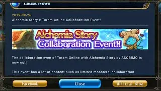 Toram Online - Collaboration Event Toram X AlchemiaStory!!!