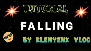 Falling Text Animation in KineMaster | Text Motions
