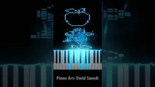 What does the MEGA MAN & APPLE piano sound like? (Piano MIDI Art) 🎹🎶