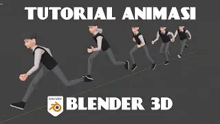Tutorial Bikin Animasi Lari Untuk Karakter Game di Blender 3d 