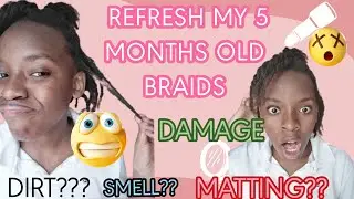 Removed my 5 MONTH OLD braids then this happened| UNBELIEVABLE 😱🤢🤮😨
