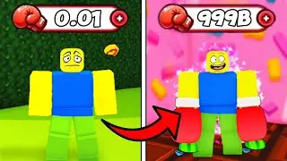 Я СТАЛ САМЫМ СИЛЬНЫМ В МИРЕ И СЛОМАЛ ВСЕ СТЕНЫ В РОБЛОКС | Punch Hole Simulator ROBLOX