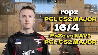 CS2 POV FaZe ropz (16/4) vs NAVI (Mirage) PGL CS2 Major Copenhagen 2024 Grand final