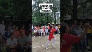 Final #Girl's School vs Samloti#Badminton