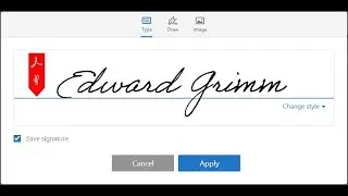 How to add e signature on PDF
