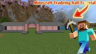 I make a villager Tradeing hall in Minecraft Pocket edition in Hindi Tutorial {1.20}