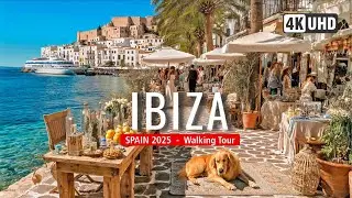IBIZA Walking Tour 🇪🇸🌴 | Explore Dalt Vila, Sea Views & Mediterranean Vibes!