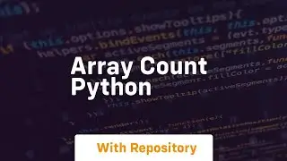 array count python