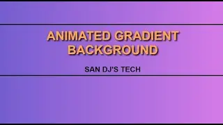 How to design Gradient Background Animation and Text hover effects using only Html & CSS?