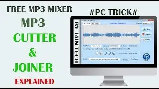 Free Mp3 Cutter & Joiner | Mix Your Songs | Pc Trick#