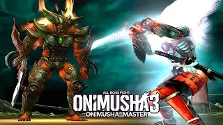 Onimusha 3 All Bosses VERY HARD (Devilish)