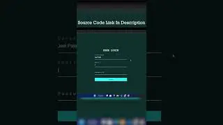 LOGIN Form Design in html and css| HTML & CSS | styling forms