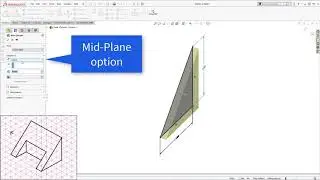 ENGR6 : SolidWorks Basics - Extrusion Feature Ext2-3 (No Audio)
