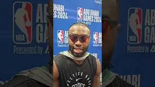 Jaylen Brown talks about his new shoe brand project called 741