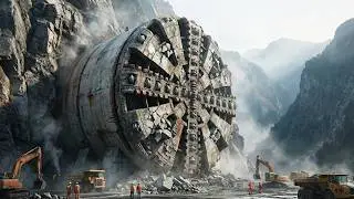 How Giant Tunnel Boring Machines Break Through Mountains | TBM Documentary