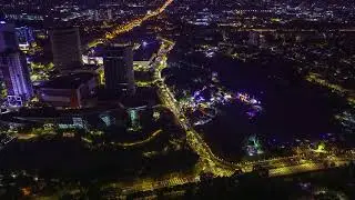 Weekend Night Shah Alam Lake Garden Hyperlapse #mavic3pro