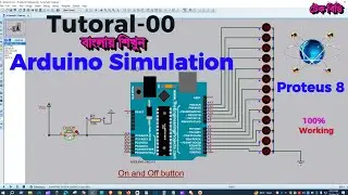 Arduino simulation in Proteus 8 | Arduino simulation | #TechBD