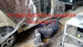 Как поменять порог на Опель Астра Н за 5 часов