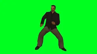 Toni Cipriani dancing green screen