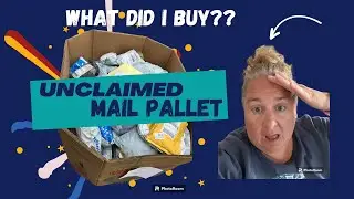 Unclaimed Mail Pallet - Let’s open it together! Part 1!