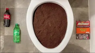Will it Flush? - Coca Cola, Fanta, Balloons, Plastic Balls, Eggs, Sprite, M&M's, Skittles, Coffee