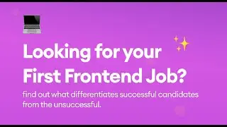 Find Your First Frontend Job ebook