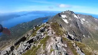 Running 25km around Tustna, Norway