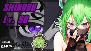 CAPSULE: KUKI SHINOBU  - BEST SETS, ARMES & TEAM ! -  LVL 90 SHOWCASE  - GENSHIN IMPACT