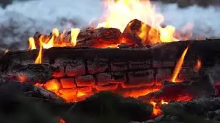 Огонь для расслабления / Best Fireplace Relaxing (no music) Full HD 1080p