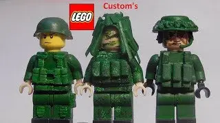 Лего Кастом Российская армия СпН ВДВ Russian paratroopers