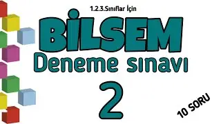 BİLSEM SINAVI-2 | DENEME SINAVI |1.2.3. SINIF TABLET SINAVI | 10 SORU  #bilsemhazırlık #bilsemsınavı