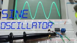How to Make a Sine Wave Oscillator  /w an OpAmp (Wien Oscillator)