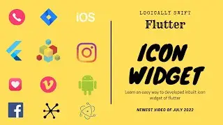 How To Use Flutter Icon Widget Amazing Effect To Your App