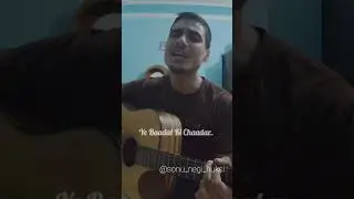 Falak Tak Chal Sath Mere | Guitar Cover (slowed) | Sonu Negi Huksi 