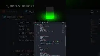 Ambient Cube Effect CSS ⚡ 