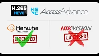 Hanwha Gets H.265 HEVC License, Hikvision Refuses