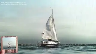 Photo Animation - Ships in Stormy Seas