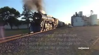 Railjames Promotion Video:  Steam Engine 261 Drone Video in 2017.