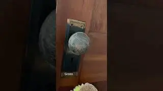 Trying The Pink Stuff On An Old Doorknobs tiktok emblier
