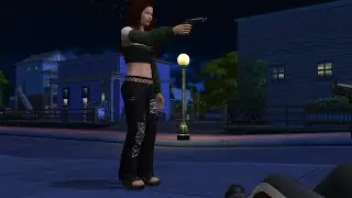 Sims 4- Gun Animation Gun #2 