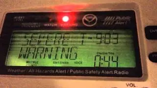 Dust Storm Warning and Severe Thunderstorm Warning - EAS #70 & #71