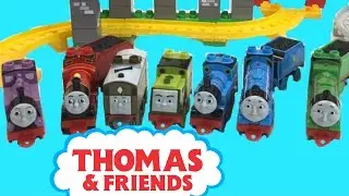 THOMAS VISITS THE CASTLE & TOBY'S WINDMILL MEGA BLOKS TRAIN Sets, Rosie,  and MORE!!!
